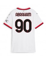 AC Milan Tammy Abraham #90 Venkovní Dres pro Dámské 2024-25 Krátký Rukáv